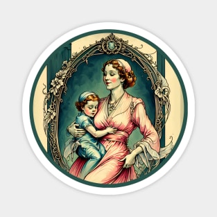 International Women’s Day march 2023. THE BEST MOM EVER FINE ART VINTAGE STYLE OLD TIMES Magnet